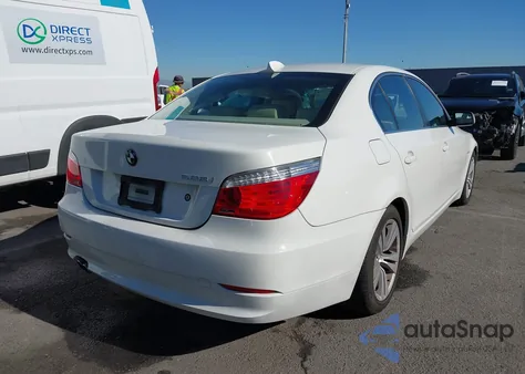 2010 BMW 528I из США, поврежденный, VIN WBANU5C54AC126096